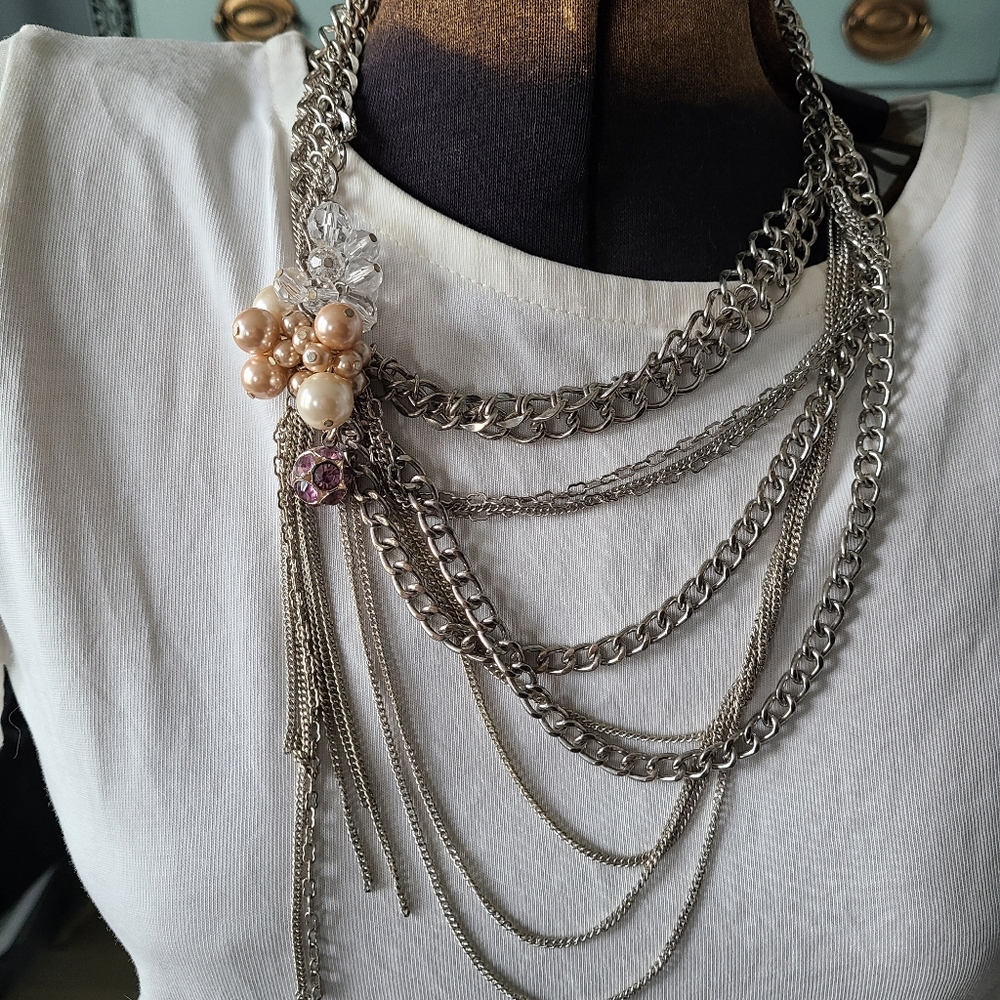 Statement Necklace (see notes on clasp)